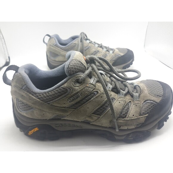 Merrell MOAB 2 WP Hiking Shoes Women’s 6.5 Granite Gray Waterproof - Picture 3 of 10